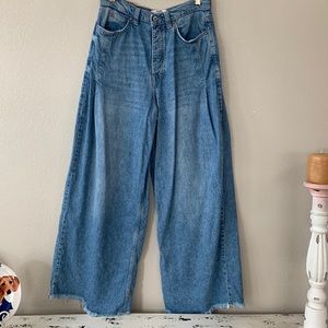 Free People (We the People) wide leg jeans
